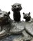 Fusione in bronzo raffigurante tigre e cuccioli, XX secolo, Immagine 5