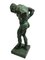 Grande Statue d'Atlas en Bronze, 20ème Siècle 7