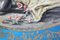 Grand Plat ou Plaque Murale Viennois du 20ème Siècle en Porcelaine avec Bordures Dorées 3