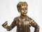 Figura de niño francesa de bronce, siglo XX, Imagen 2