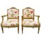 19th Century French Armchairs in Giltwood, Set of 2 1