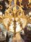 Vergoldeter Bronze Kronleuchter im Louis XVI Stil, 20. Jh 3