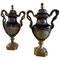 20th Century Sevres Style Porcelain & Ormolu Vases, Set of 2 1