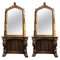 Antique Gothic Console Table and Mirror Sets, Manchester Town Hall, Set of 2 1