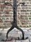 19th Century Gothic Wrought Iron Fireplace Andirons, Set of 2 6