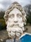 Escultura de busto de mármol del dios romano Neptuno del agua, siglo XX, Imagen 7
