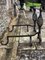 19th Century Gothic Wrought Iron Fireplace Andirons, Set of 2 2