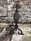 19th Century Gothic Wrought Iron Fireplace Andirons, Set of 2 6