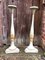 19th Century French Carved Wood Floor-Standing Candlesticks, Set of 2 2