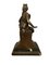 Neoclassical Style Bronze Lady on Detailed Plinth Base, 20th Century 7