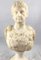 20th Century White Marble Bust of a Roman General 9