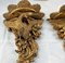 19th Century Carved Giltwood Wall Brackets, Set of 2 6