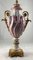 Vasi in bronzo dorato e porcellana di Sevres con coperchi, XX secolo, set di 2, Immagine 8
