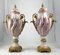 Vases avec Couvercles en Porcelaine de Sèvres Dorée et Rose, 20ème Siècle, Set de 2 2