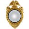 19th Century Regency Carved & Gilded Convex Wall Mirror in Wood, Image 1