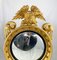 19th Century Regency Carved & Gilded Convex Wall Mirror in Wood 6