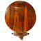 English Regency Round Rosewood Dining Table, 1830s 1