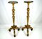 19th Century Italian Silver Gilt Torcheres or Candlesticks, Set of 2, Image 4