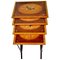 20th Century Sheraton Style Nesting Table Set in Mahogany, Image 1