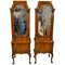18th Century English Queen Anne Cabinets, 1712, Set of 2 1