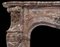 19th Century Louis XV Style Soft Rouge Marble Fireplace Surround 3