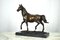 Bronze Pferd auf Marmorsockel, 20. Jh 2