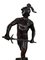 Italian Bronze Roman Gladiator Statue with Honor Patria Inscription, 20th Century 3