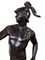 Italienische römische Gladiator Statue aus Bronze mit Patria Inschrift, 20. Jh 4