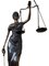 Bronze Lady Justice Statue with Scales, 20th Century 8