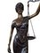 Bronze Lady Justice Statue with Scales, 20th Century 7