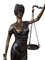 Statue Lady Justice en Bronze avec Balance, 20ème Siècle 5