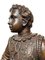 Estatuas de fuente Isabelinas grandes de bronce, siglo XX. Juego de 2, Imagen 13