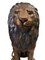 Cast Bronze Sitting Lions, 20th Century, Set of 2 2