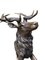 Large Bronze Stag, 20th-Century 4