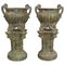 Französische Empire Garten Urnen aus Bronze, 20. Jh., 2er Set 1