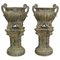 French Empire Garden Urns in Bronze, 20th Century, Set of 2 1