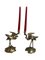 Brass Stalk Candelabras, 19th Century, Set of 2 13