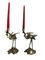 Brass Stalk Candelabras, 19th Century, Set of 2, Image 2