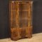 Art Deco Style Italian Showcase in Walnut, Burl and Fruitwood 1