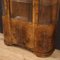 Art Deco Style Italian Showcase in Walnut, Burl and Fruitwood 4