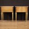 Louis XVI Style Italian Lacquered & Gilded Bedside Tables, 20th-Century, Set of 2 7
