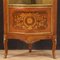 French Napoleon III Style Corner Cabinet in Inlaid Wood, 19th Century 3