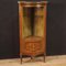 French Napoleon III Style Corner Cabinet in Inlaid Wood, 19th Century, Image 1