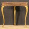 Tuscan Lacquered and Gilded Console, 20th Century, Image 6