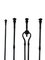 Eisen Feuerwerkzeuge, 1820er, 4er Set 4