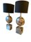 Chromed Steel Table Lamps from Maison Barbier, 1970s, Set of 2, Image 3