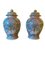 Large Famille Rose Ginger Jars by Samson, Set of 2 5