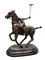 Statua di giocatore di polo in bronzo, XX secolo, Immagine 2