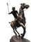 Statua di giocatore di polo in bronzo, XX secolo, Immagine 4