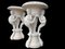 Large 20th Century Hand-Carved Marble Planters, Set of 2 7